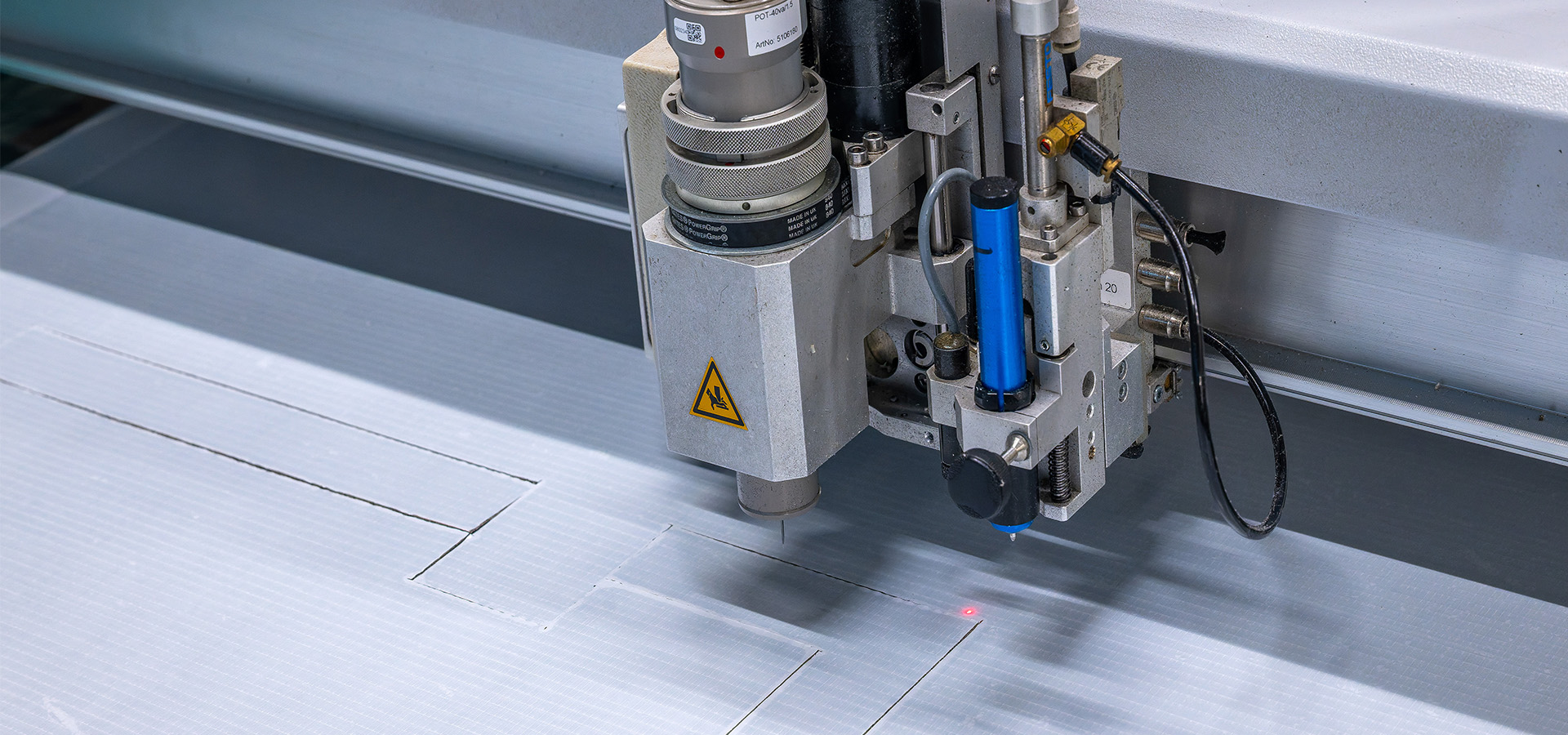 Produktionsmaschine in der Detailansicht