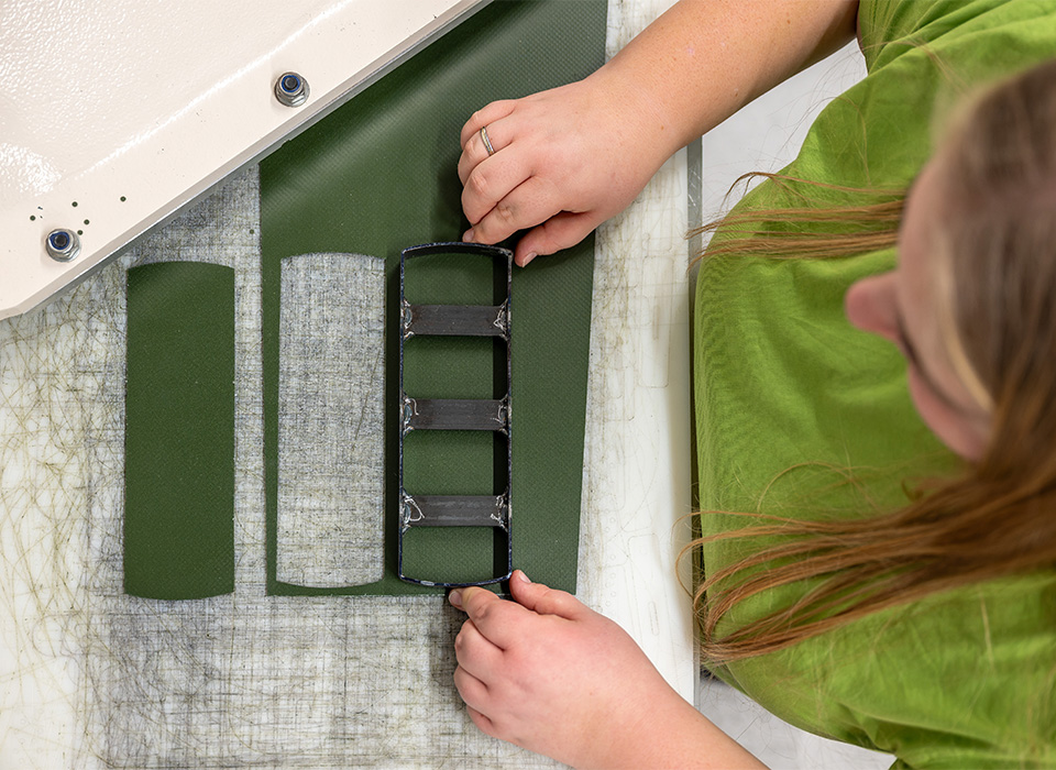 Mitarbeiterin bei der Arbeit